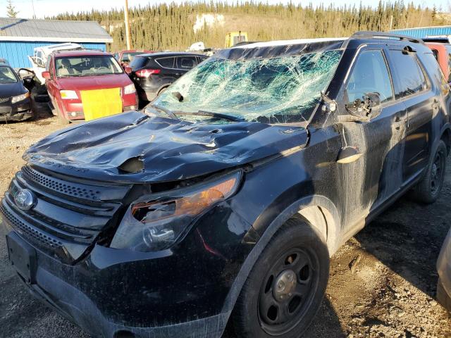 1FM5K8AR4EGA45271 - 2014 FORD EXPLORER POLICE INTERCEPTOR BLACK photo 1