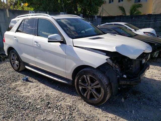 4JGDA5HB5EA380189 - 2014 MERCEDES-BENZ ML 350 4MATIC WHITE photo 4