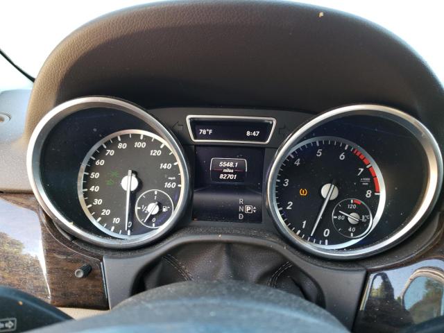 4JGDA5HB5EA380189 - 2014 MERCEDES-BENZ ML 350 4MATIC WHITE photo 9