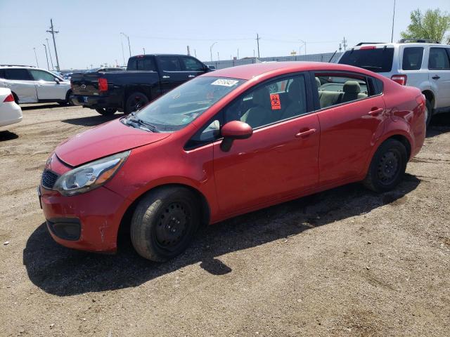 KNADM4A32D6107699 - 2013 KIA RIO LX RED photo 1