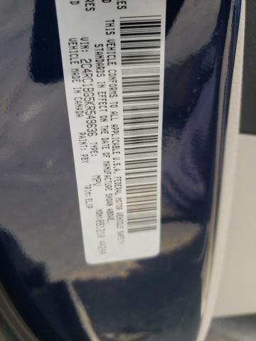 2C4RC1BG5KR549636 - 2019 CHRYSLER PACIFICA TOURING L BLUE photo 10