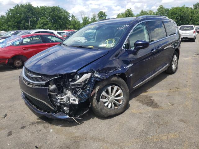 2C4RC1BG5KR549636 - 2019 CHRYSLER PACIFICA TOURING L BLUE photo 2
