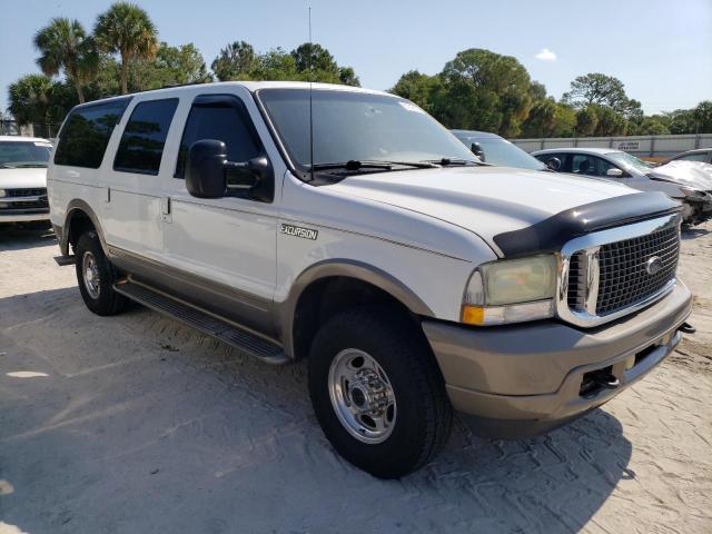 1FMSU45F03EA92134 - 2003 FORD EXCURSION EDDIE BAUER WHITE photo 4