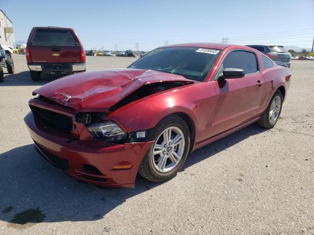 1ZVBP8AM4E5306422 - 2014 FORD MUSTANG RED photo 1