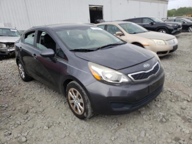 KNADN4A33C6049159 - 2012 KIA RIO EX GRAY photo 4