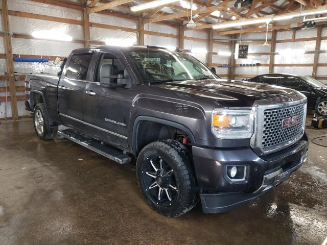 1GT120E83FF144421 - 2015 GMC SIERRA K2500 DENALI GRAY photo 1