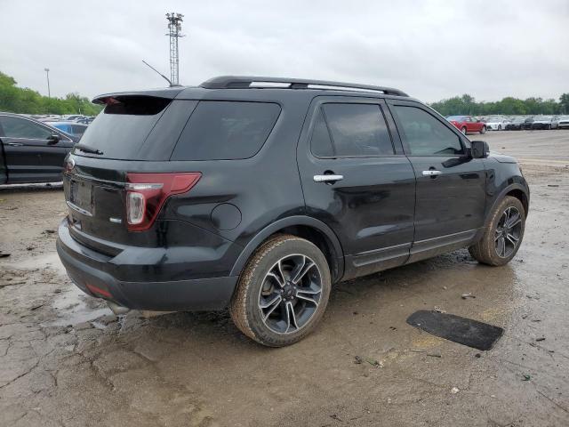 1FM5K8GTXEGA53961 - 2014 FORD EXPLORER SPORT BLACK photo 3