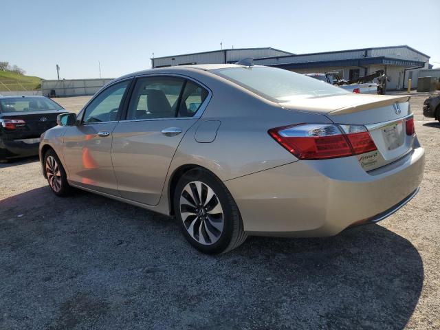 1HGCR6F31EA008652 - 2014 HONDA ACCORD HYBRID BEIGE photo 2