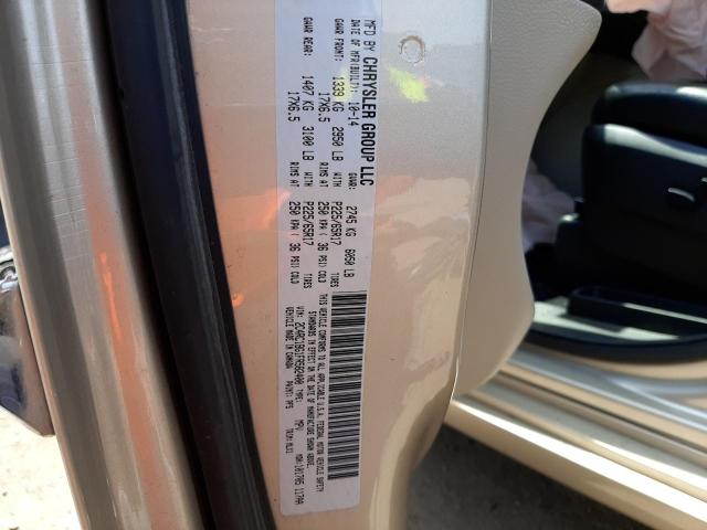 2C4RC1BG1FR582400 - 2015 CHRYSLER TOWN & COU TOURING 米色 照片 10