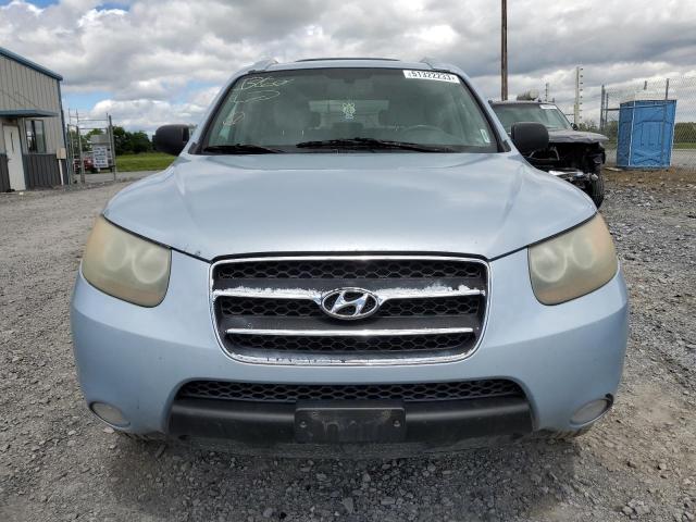 5NMSH73E77H003246 - 2007 HYUNDAI SANTA FE SE BLUE photo 5