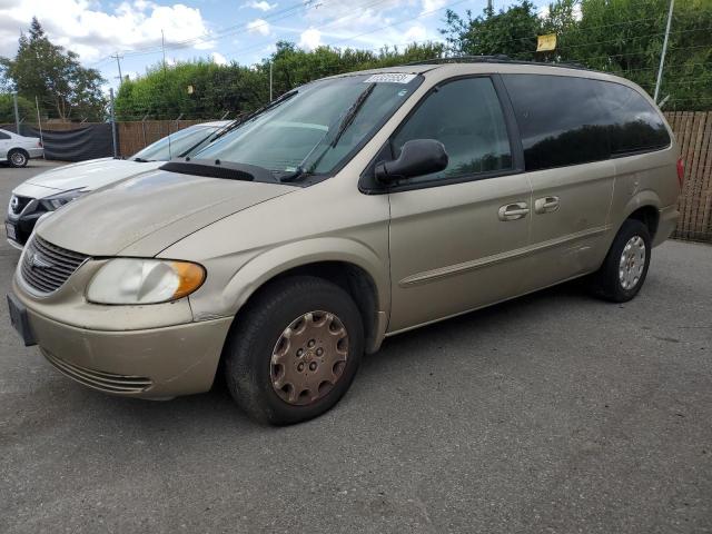 2C8GP44322R722891 - 2002 CHRYSLER TOWN & COU LX TAN photo 1