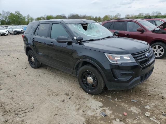 1FM5K8AR8JGC44513 - 2018 FORD EXPLORER POLICE INTERCEPTOR BLACK photo 4