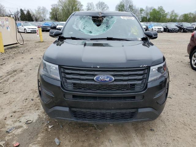 1FM5K8AR8JGC44513 - 2018 FORD EXPLORER POLICE INTERCEPTOR BLACK photo 5