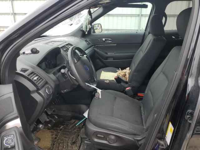 1FM5K8AR8JGC44513 - 2018 FORD EXPLORER POLICE INTERCEPTOR BLACK photo 7