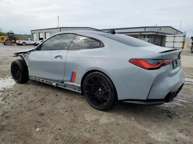 WBS33AZ03MCG68386 - 2021 BMW M4 COMPETITION GRAY photo 2
