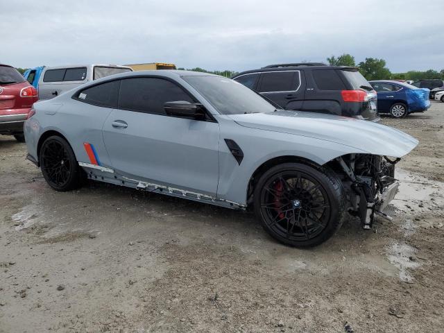WBS33AZ03MCG68386 - 2021 BMW M4 COMPETITION GRAY photo 4