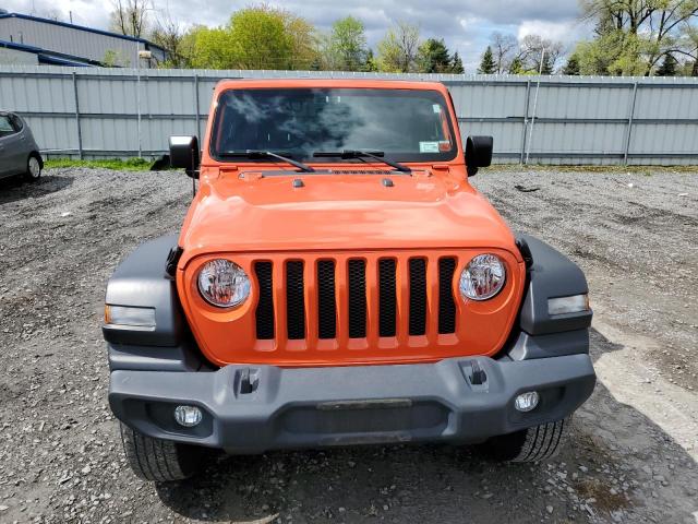 1C4GJXAG4LW263870 - 2020 JEEP WRANGLER SPORT ORANGE photo 5