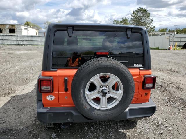 1C4GJXAG4LW263870 - 2020 JEEP WRANGLER SPORT ORANGE photo 6