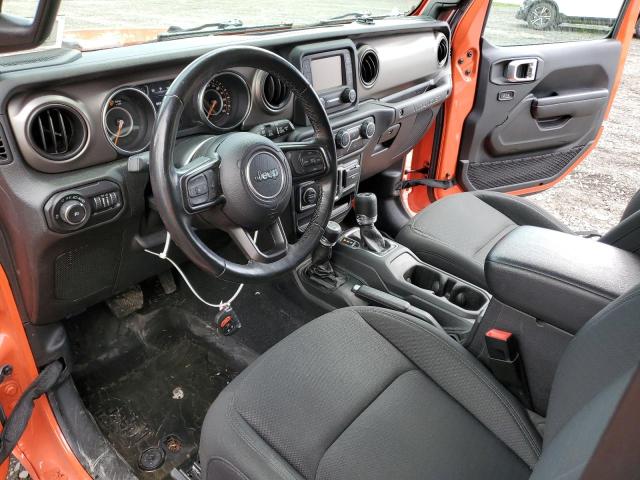 1C4GJXAG4LW263870 - 2020 JEEP WRANGLER SPORT ORANGE photo 8