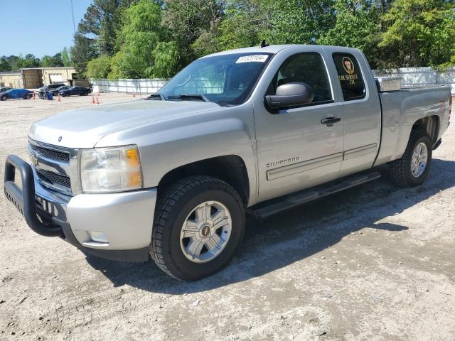 1GCRKSE37BZ313951 - 2011 CHEVROLET SILVERADO K1500 LT GRAY photo 1