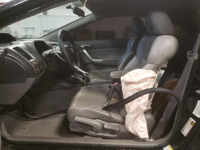 2HGFG12989H514194 - 2009 HONDA CIVIC EXL BLACK photo 7
