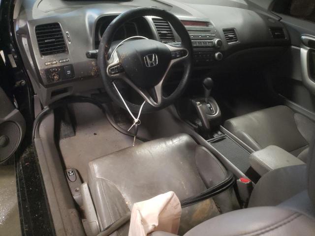2HGFG12989H514194 - 2009 HONDA CIVIC EXL BLACK photo 8