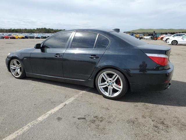 WBANU53558CT10621 - 2008 BMW 5 SERIES I BLACK photo 2