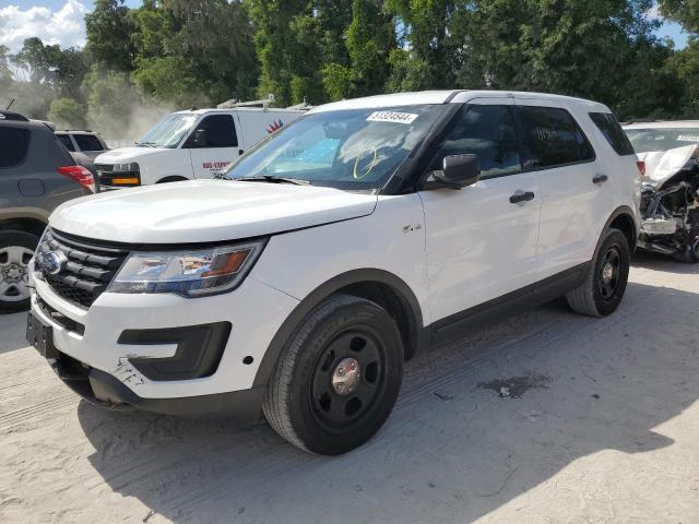 1FM5K8ARXKGB14279 - 2019 FORD EXPLORER POLICE INTERCEPTOR أبيض صورة 1