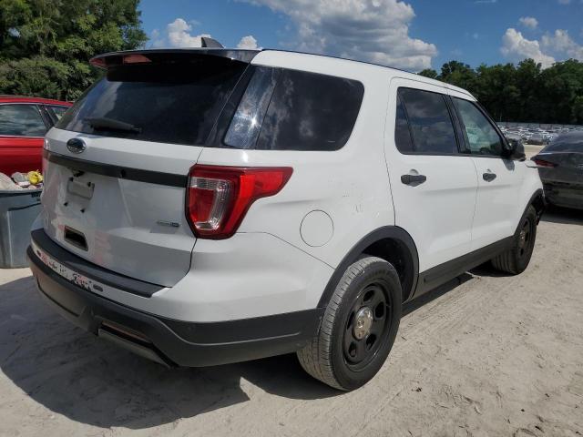 1FM5K8ARXKGB14279 - 2019 FORD EXPLORER POLICE INTERCEPTOR أبيض صورة 3