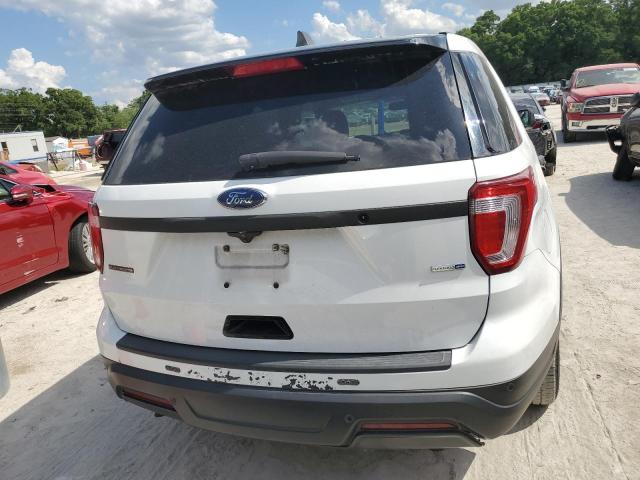 1FM5K8ARXKGB14279 - 2019 FORD EXPLORER POLICE INTERCEPTOR أبيض صورة 6