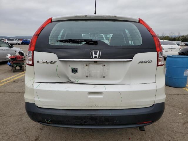 5J6RM4H38EL002368 - 2014 HONDA CR-V LX WHITE photo 6