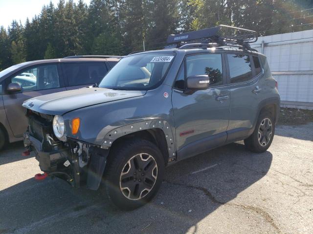 ZACCJBCT3GPC89455 - 2016 JEEP RENEGADE TRAILHAWK GRAY photo 1