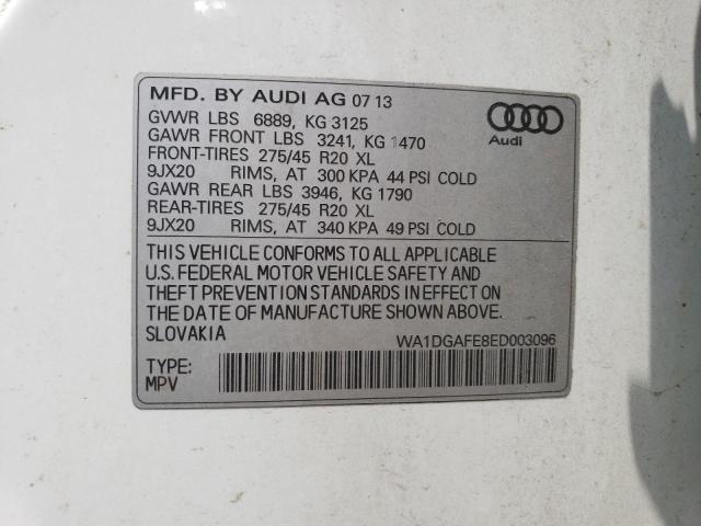 WA1DGAFE8ED003096 - 2014 AUDI Q7 PRESTIGE WHITE photo 14