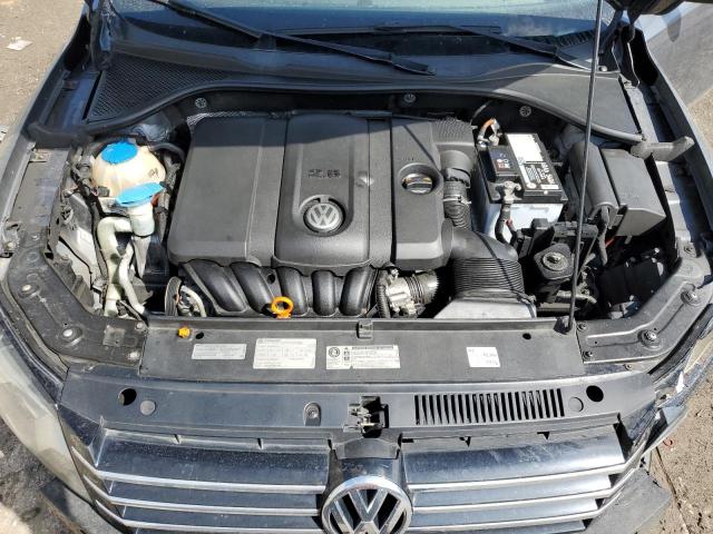 1VWBH7A35DC051630 - 2013 VOLKSWAGEN PASSAT SE GRAY photo 11