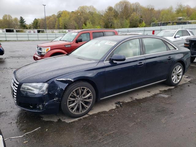 WAURVAFD6BN007613 - 2011 AUDI A8 L QUATTRO BLUE photo 1