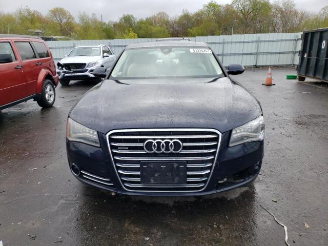 WAURVAFD6BN007613 - 2011 AUDI A8 L QUATTRO BLUE photo 5