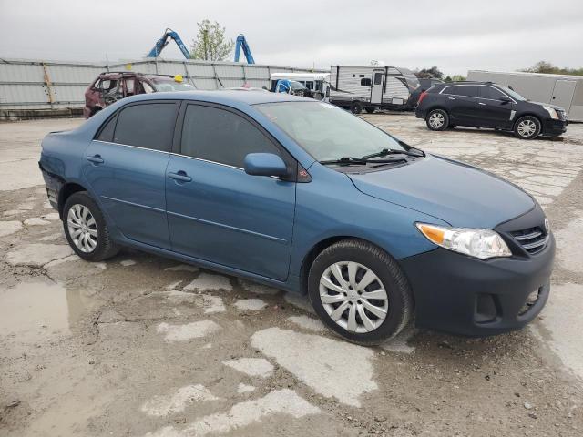 5YFBU4EE4DP152562 - 2013 TOYOTA COROLLA BASE BLUE photo 4