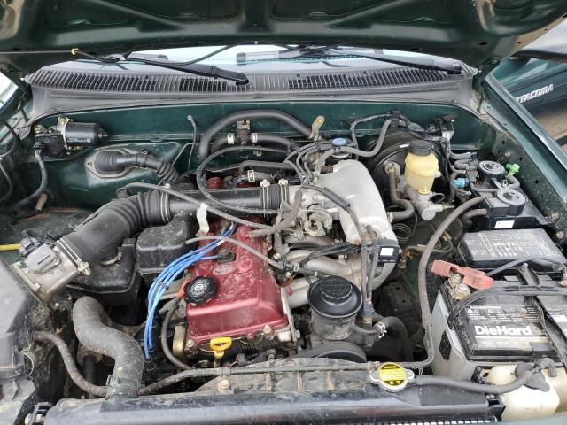 4TASM92N6YZ659388 - 2000 TOYOTA TACOMA XTRACAB PRERUNNER მწვანე ფოტო 11