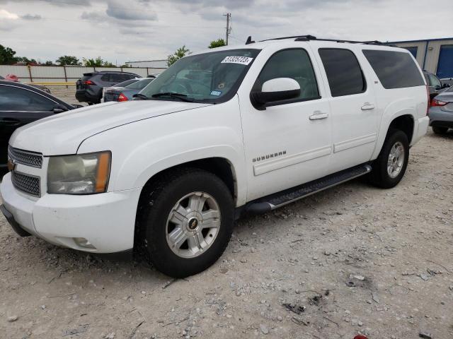 1GNSCJE08BR245939 - 2011 CHEVROLET SUBURBAN C1500 LT WHITE photo 1