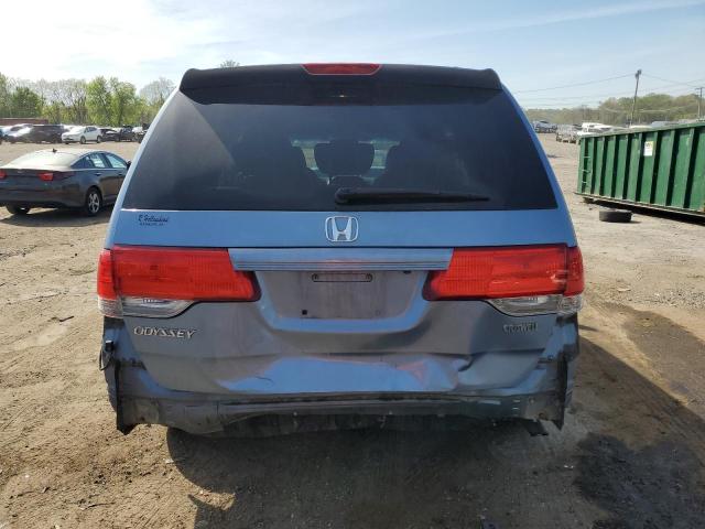 5FNRL3H73AB102929 - 2010 HONDA ODYSSEY EXL BLUE photo 6