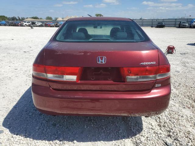 1HGCM66513A070727 - 2003 HONDA ACCORD EX RED photo 6