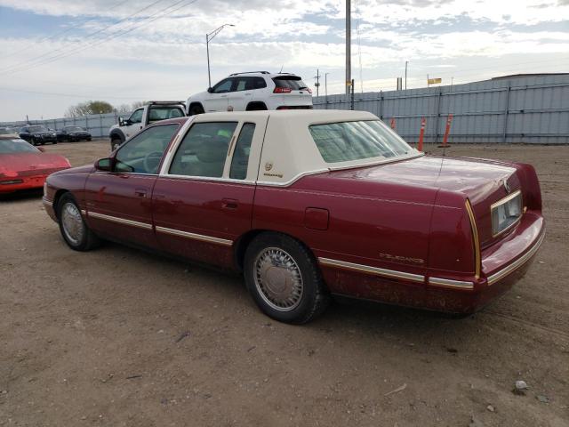 1G6KE54Y4XU755133 - 1999 CADILLAC DEVILLE DELEGANCE MAROON photo 2