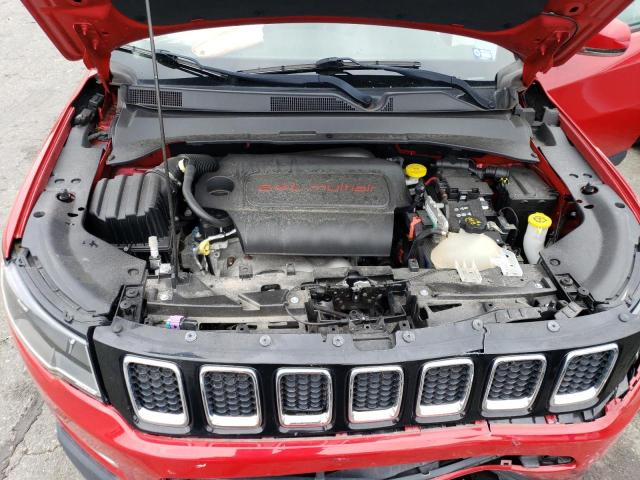 3C4NJDCB2JT434903 - 2018 JEEP COMPASS LIMITED RED photo 12