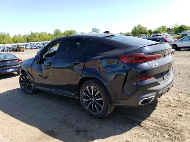 5UXCY6C01M9G05782 - 2021 BMW X6 XDRIVE40I BLACK photo 2
