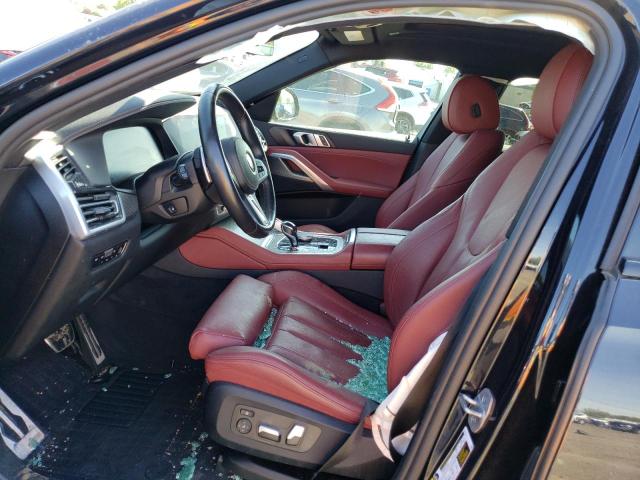 5UXCY6C01M9G05782 - 2021 BMW X6 XDRIVE40I BLACK photo 7