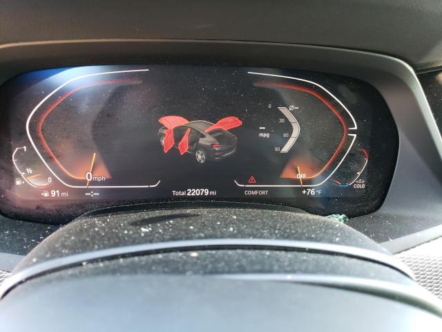 5UXCY6C01M9G05782 - 2021 BMW X6 XDRIVE40I BLACK photo 9