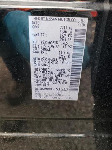 5N1DR2MN4HC651517 - 2017 NISSAN PATHFINDER S BLACK photo 13