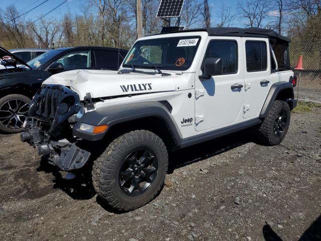 1C4HJXDM0NW273854 - 2022 JEEP WRANGLER U SPORT WHITE photo 1