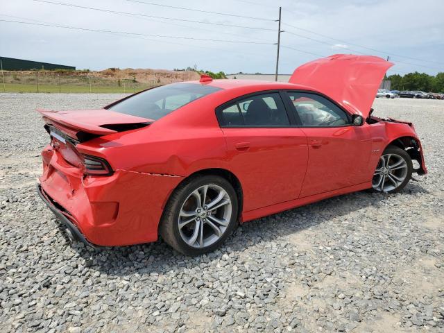 2C3CDXCT6NH152498 - 2022 DODGE CHARGER R/T RED photo 3