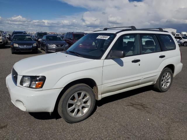 JF1SG65675H728143 - 2005 SUBARU FORESTER 2.5XS თეთრი ფოტო 1